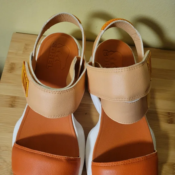 Women's Orange Sandals - Picture 5 of 7